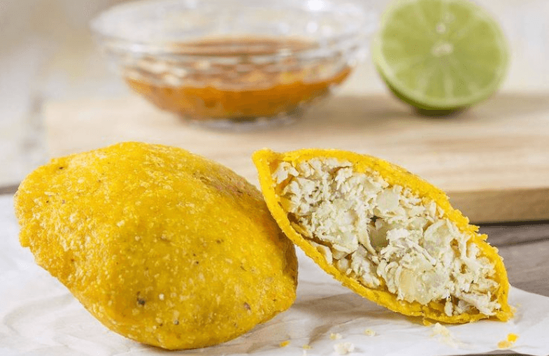 Pastel pollo tradición
