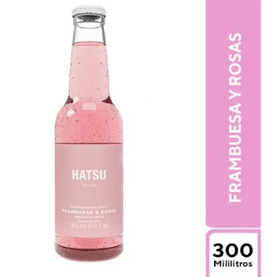 Soda Hatsu Frambuesas y Rosas 300 ml