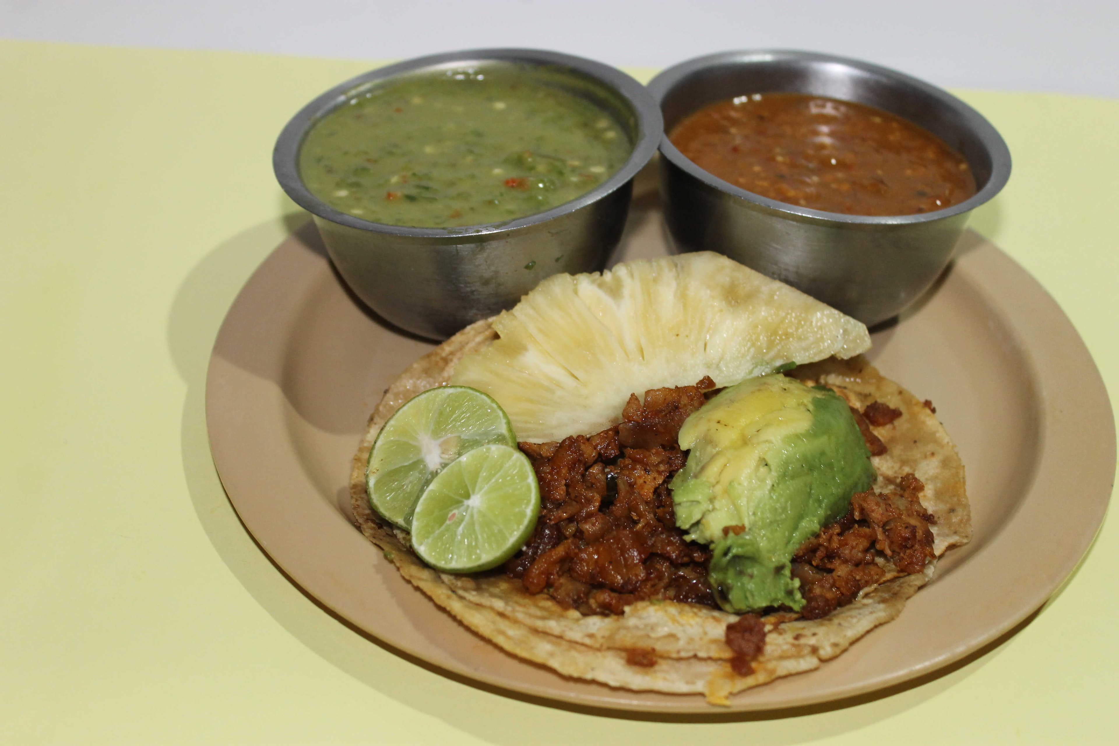 Taco de Pastor Sencillo