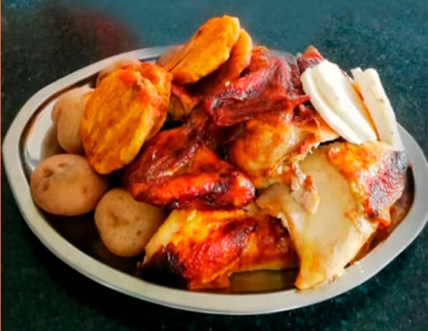 Medio Pollo Asado