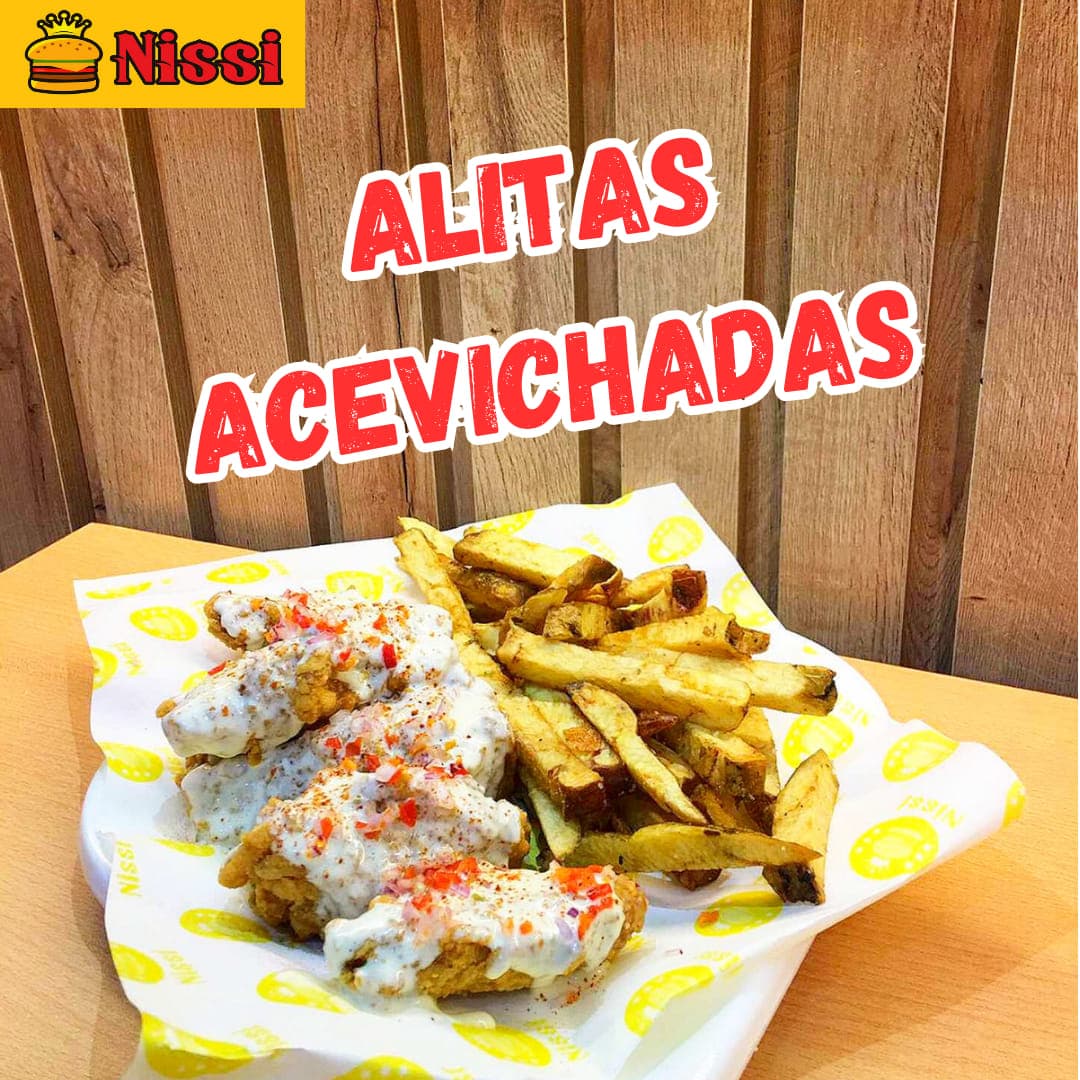 Alitas Acevichadas + Tu bebida favorita