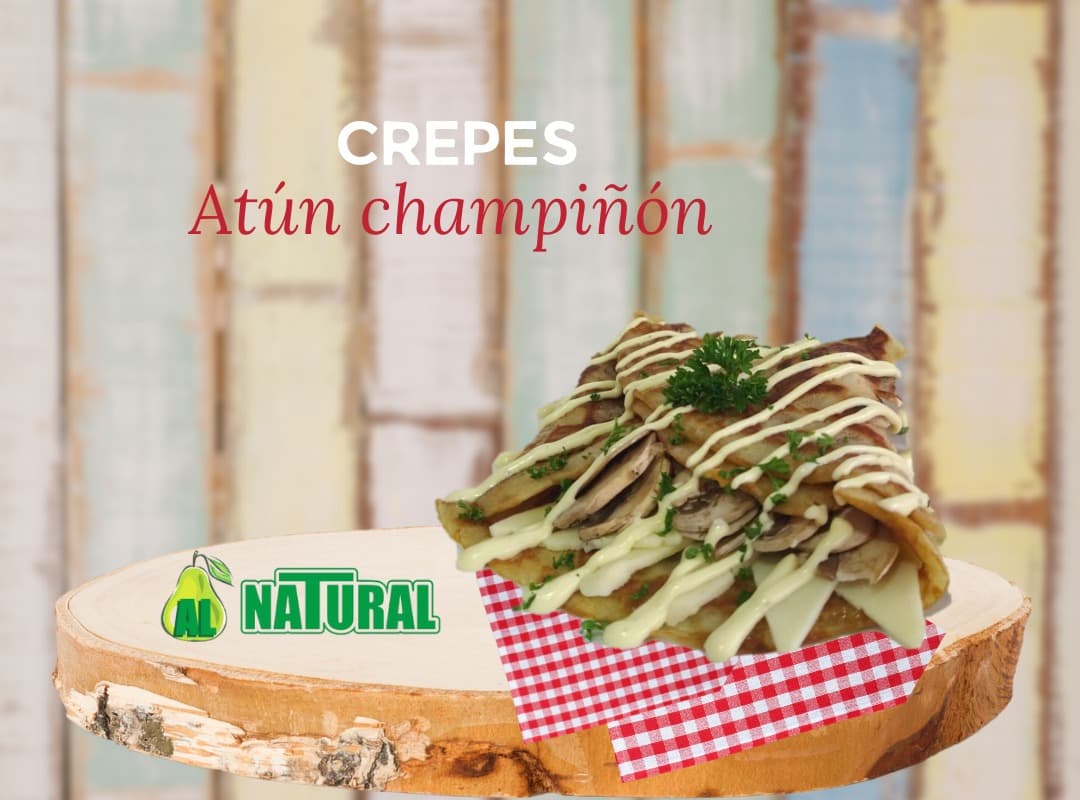 Crepes Atún Champiñón