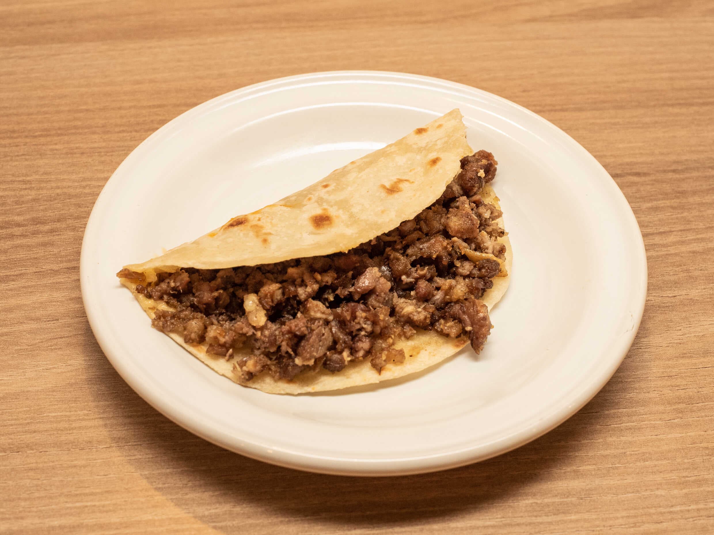 Taco de Carne Asada.