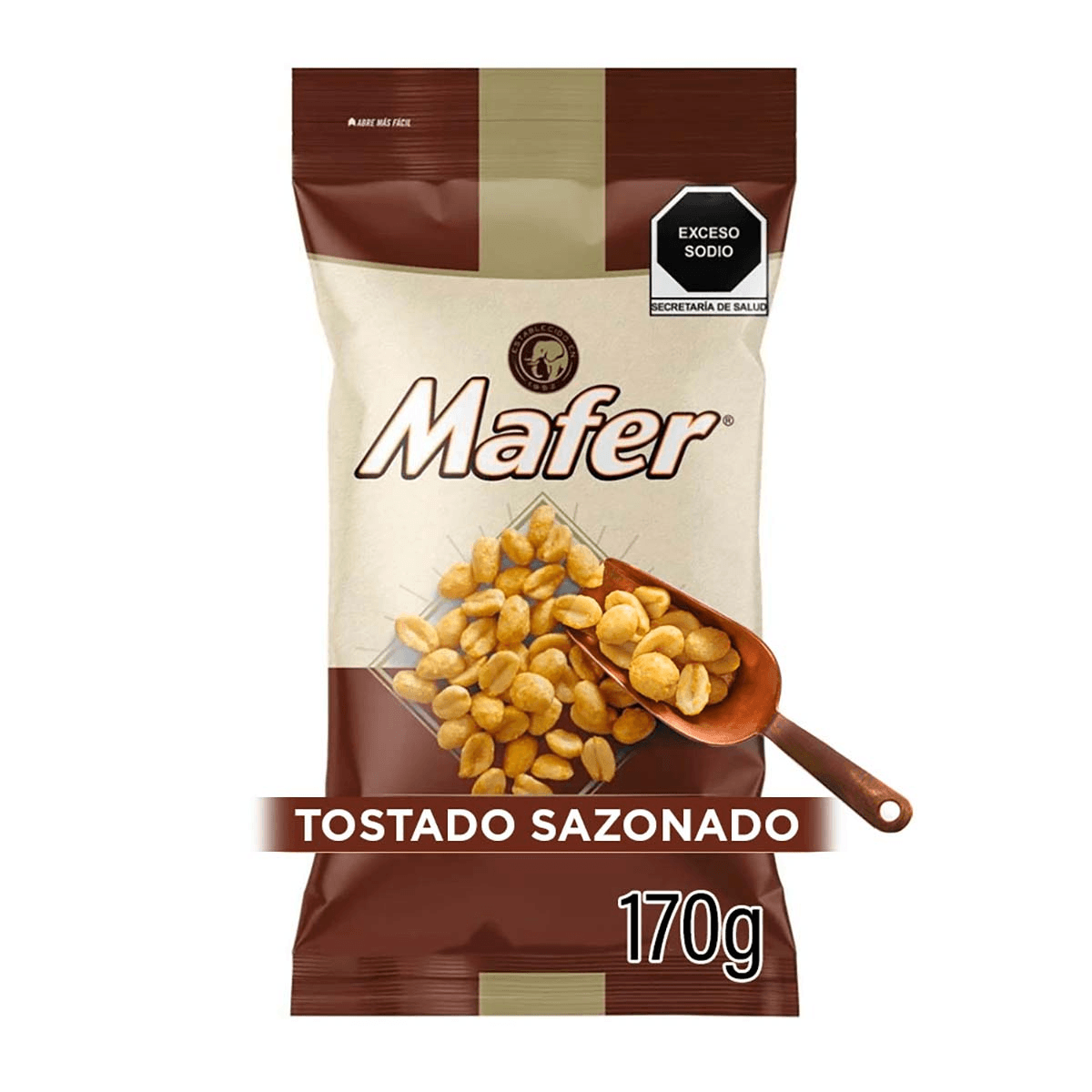 Mafer Cacahuates Tostados Sazonados 170 g
