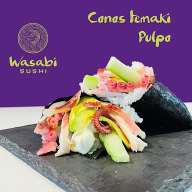 TEMAKI CON PULPO