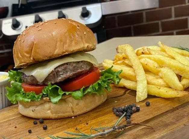 Hamburguesa de pollo especial