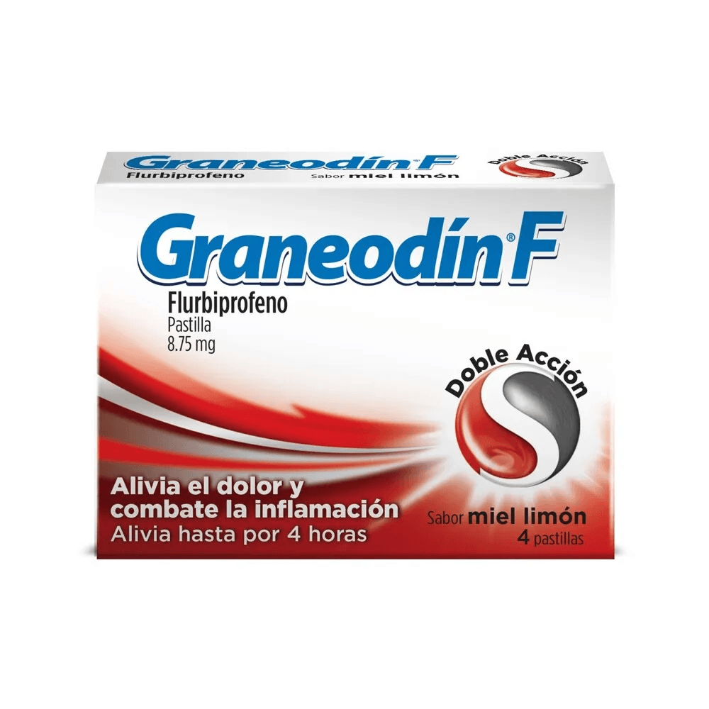 GRANEODIN F MIEL/LIM 4 pastillas