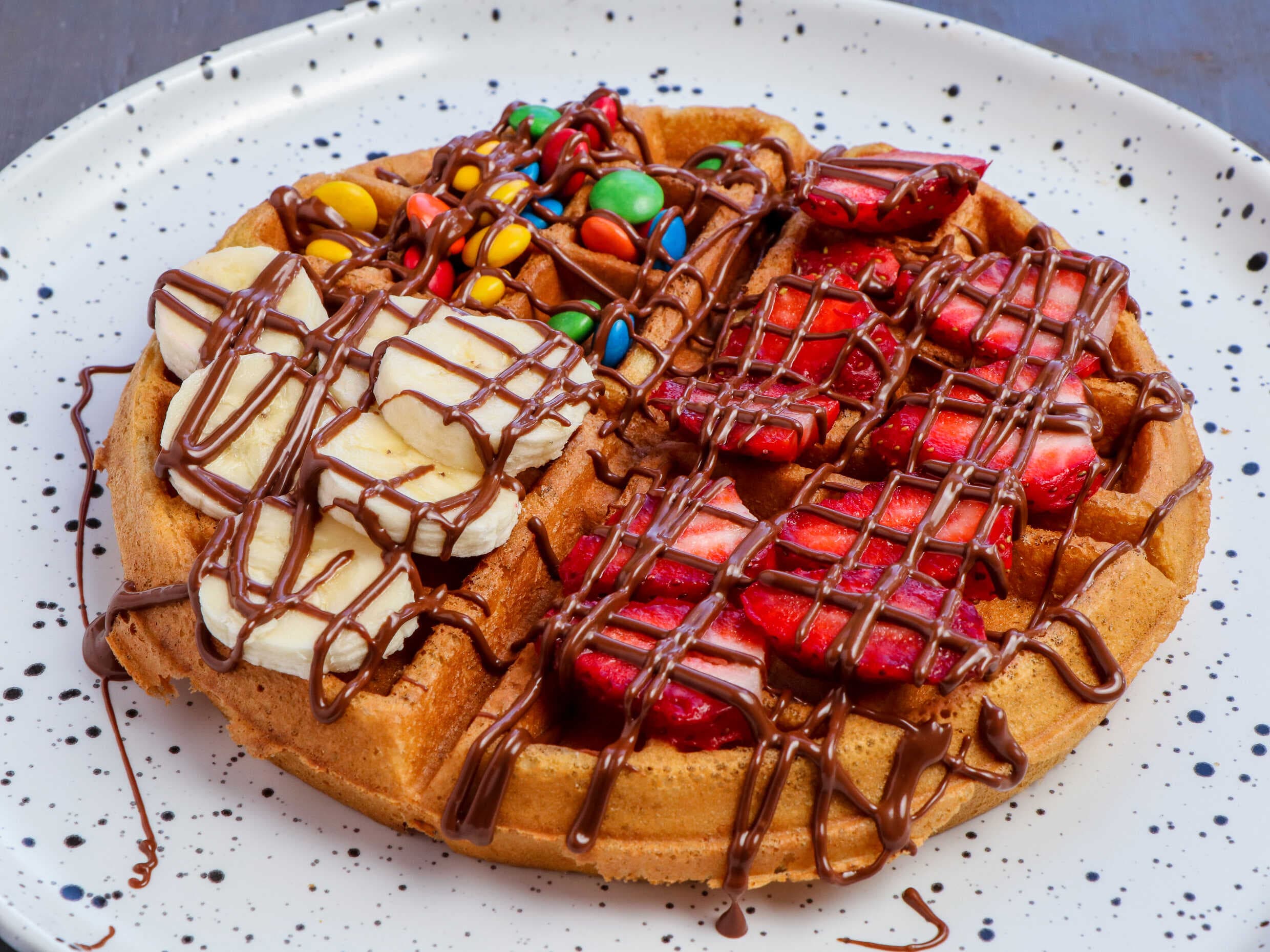 Waffle con 4 Ingredientes