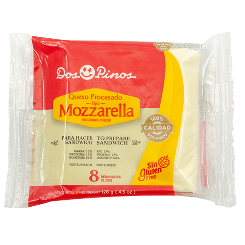 Queso Mozarella Dos Pinos Paquete 128 g