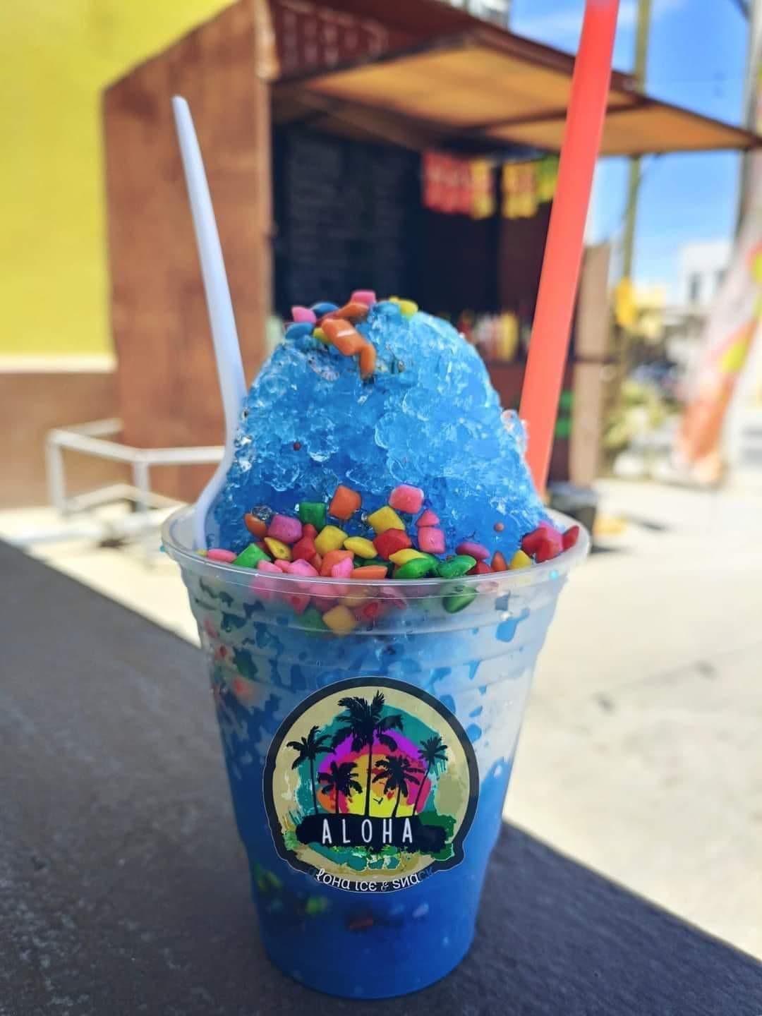 Raspado Jarabe Chicle Azul