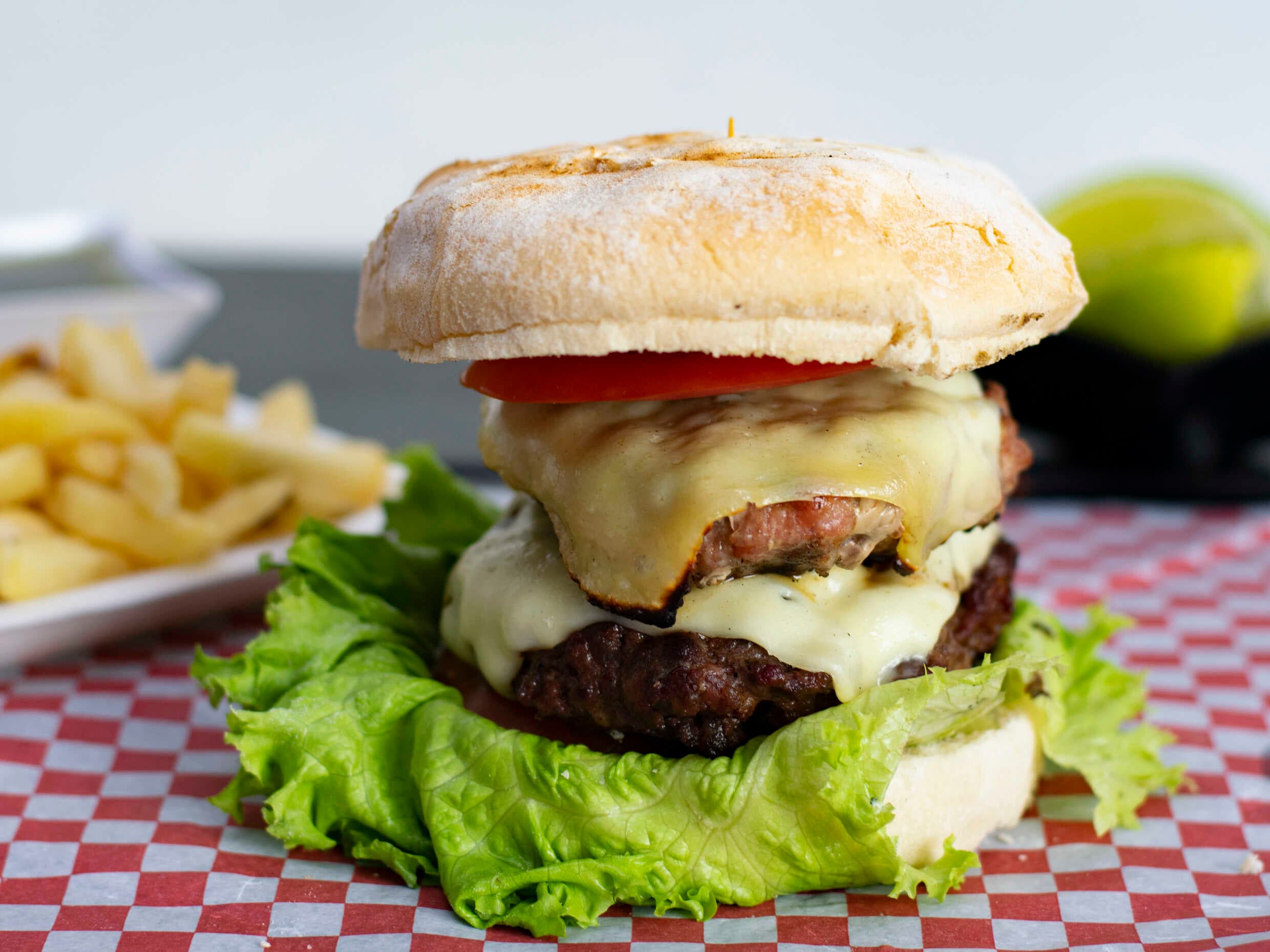 Hamburguesa Doble de Res
