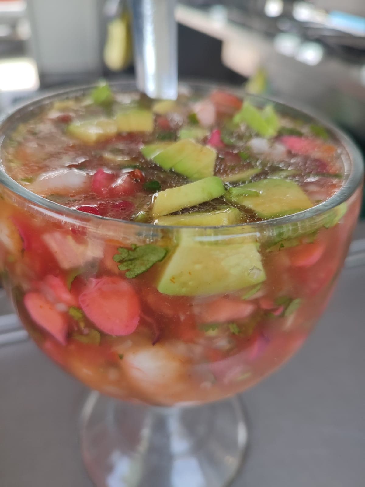 Coctel Chico de Camarón y Pulpo