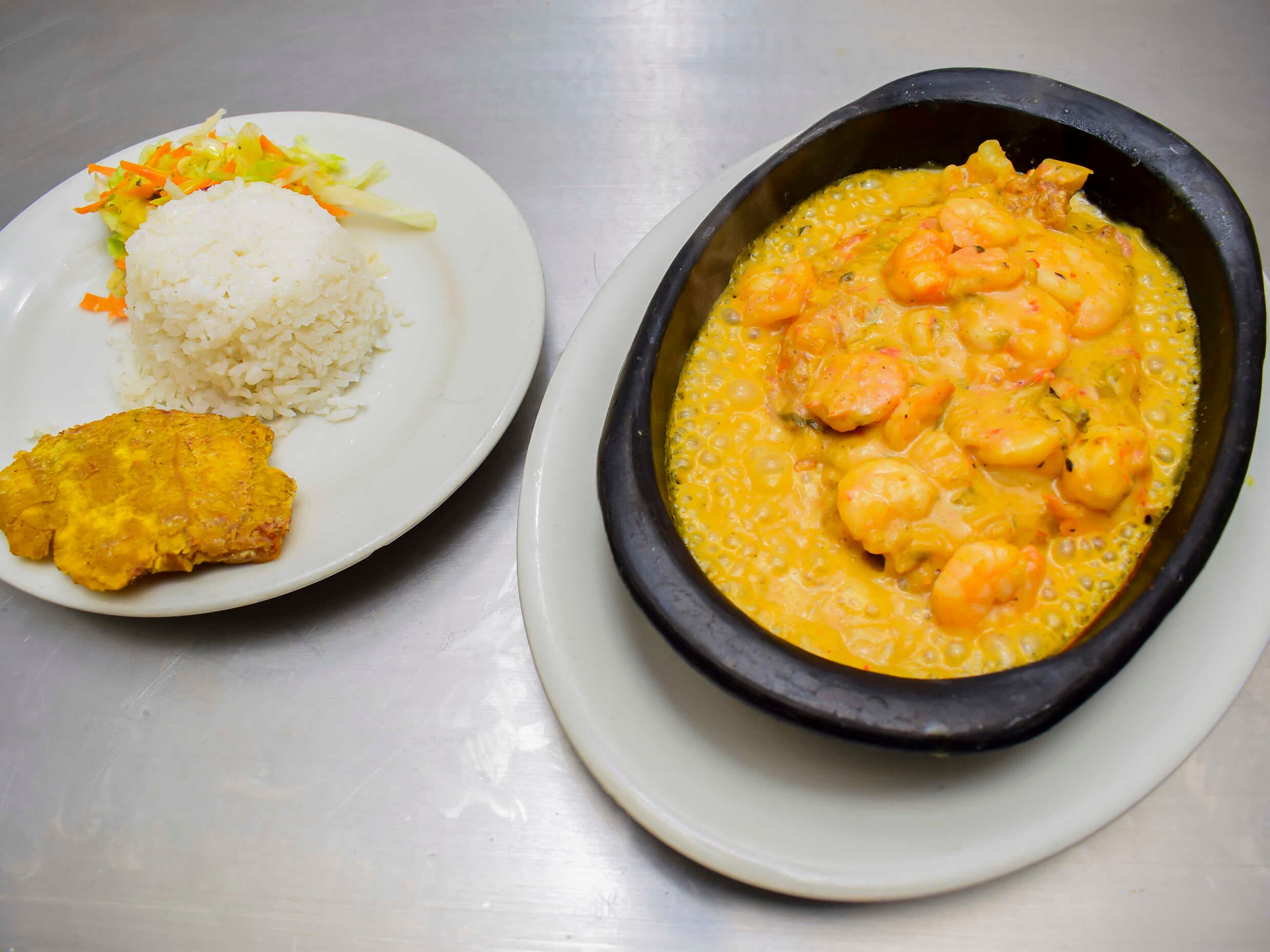 Filete en salsa de Camarones