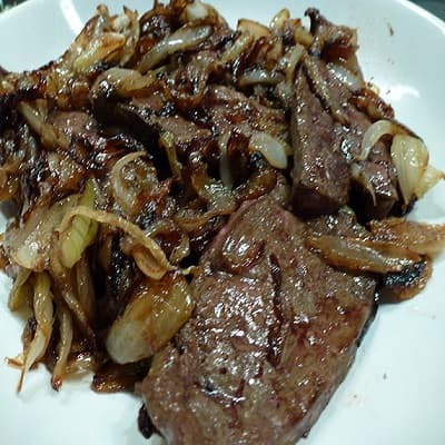 Hígado en Bistec
