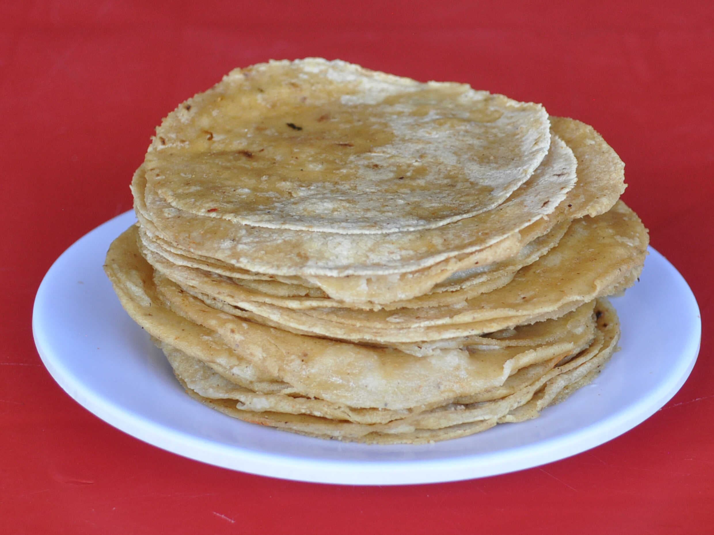 Orden de Tortillas de Maíz