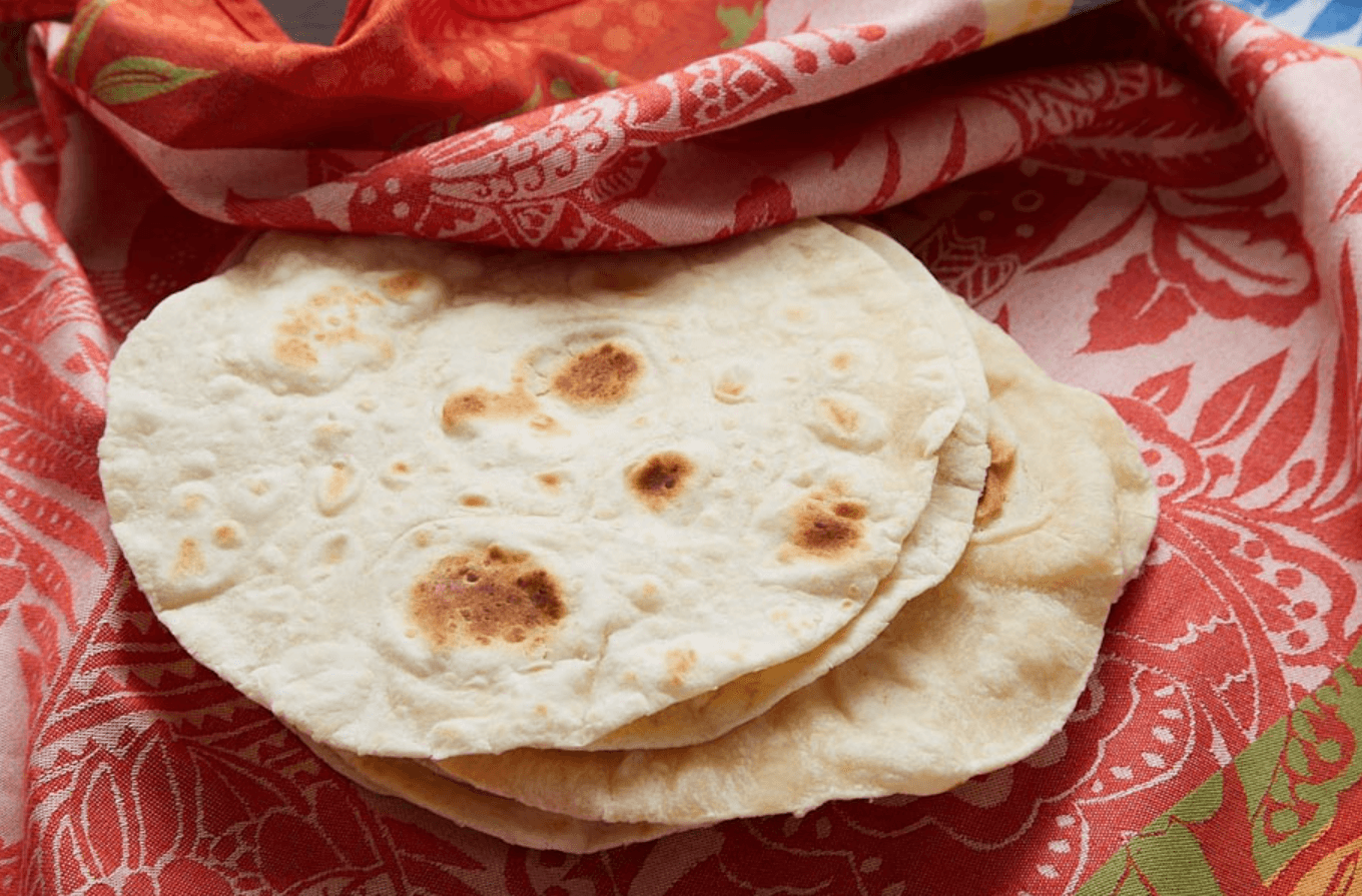 4 Tortillas de Harina