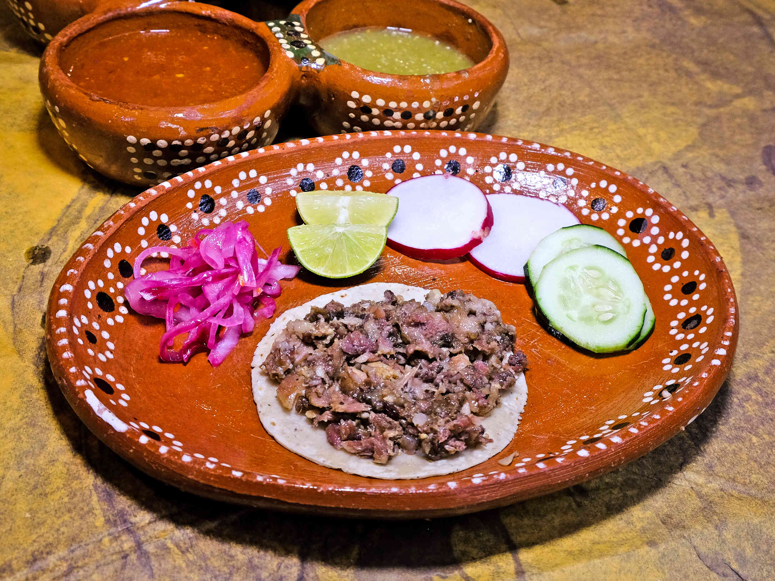 6 Tacos de Surtido de Cabeza