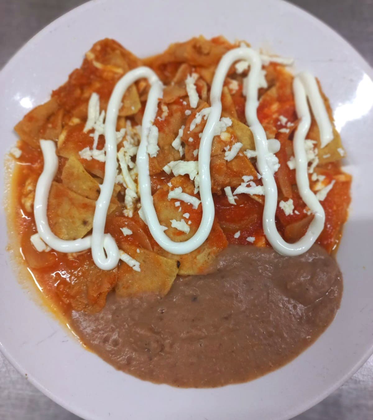 Chilaquiles naturales