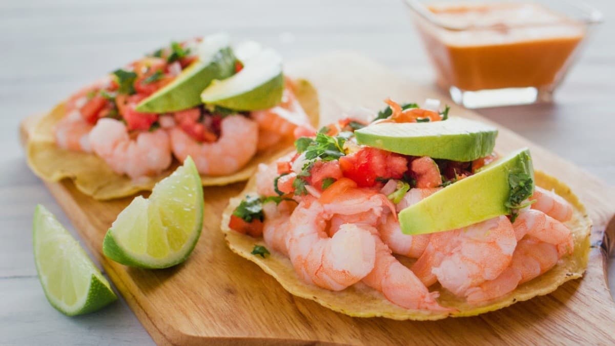 Tostada de Camarón