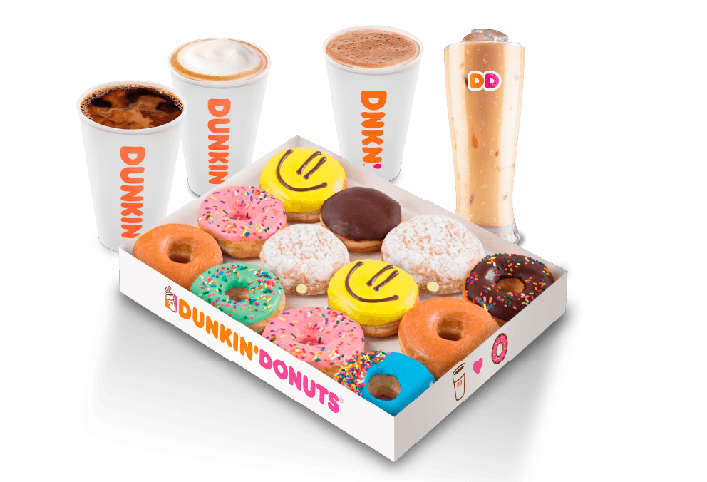 Docena Clásica y 4 Bebidas Dunkin'