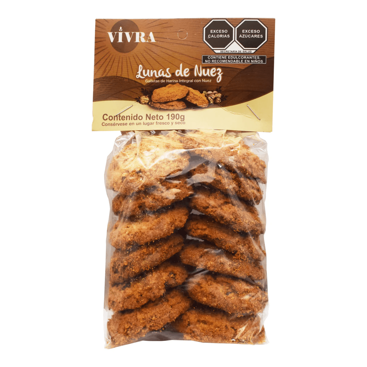 GALLETA LUNAS DE NUEZ 190 G