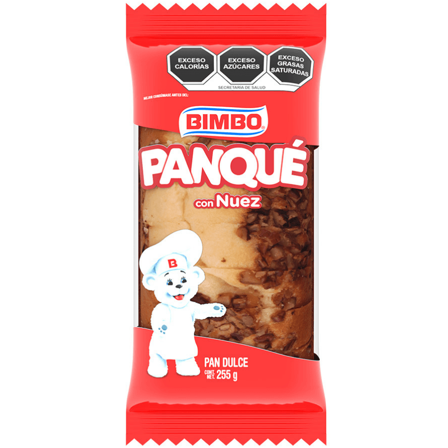 Bimbo Panque Nuez 255 grs