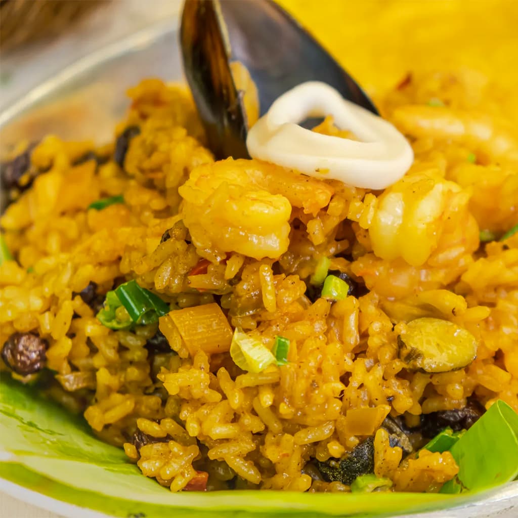 Arroz Encocado de Mariscos