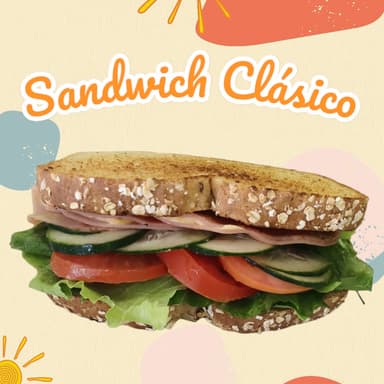Sandwich Clásico + té helado