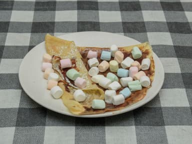 Crepa Nutella con Malvaviscos