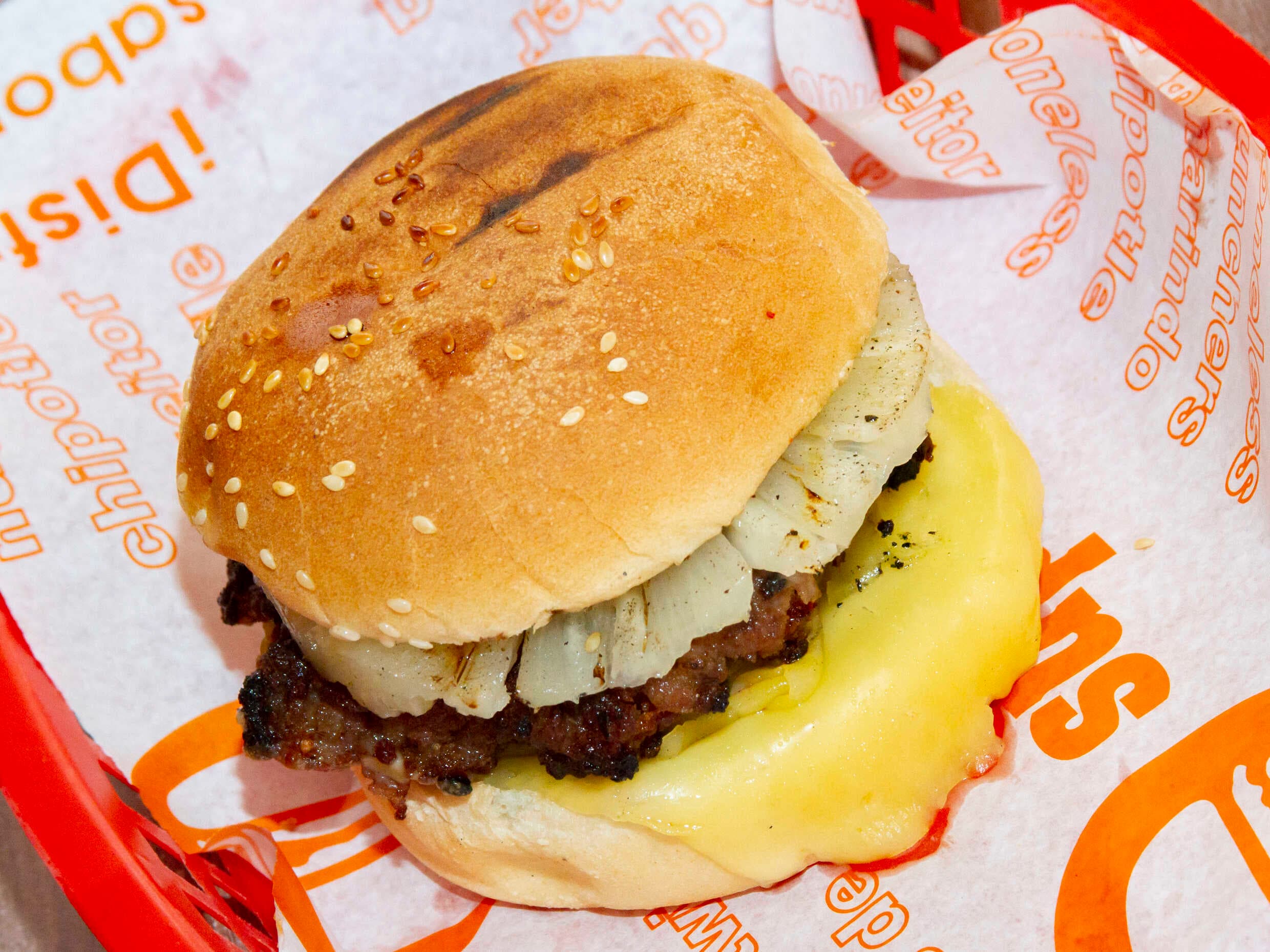 Hamburguesa con Manchego