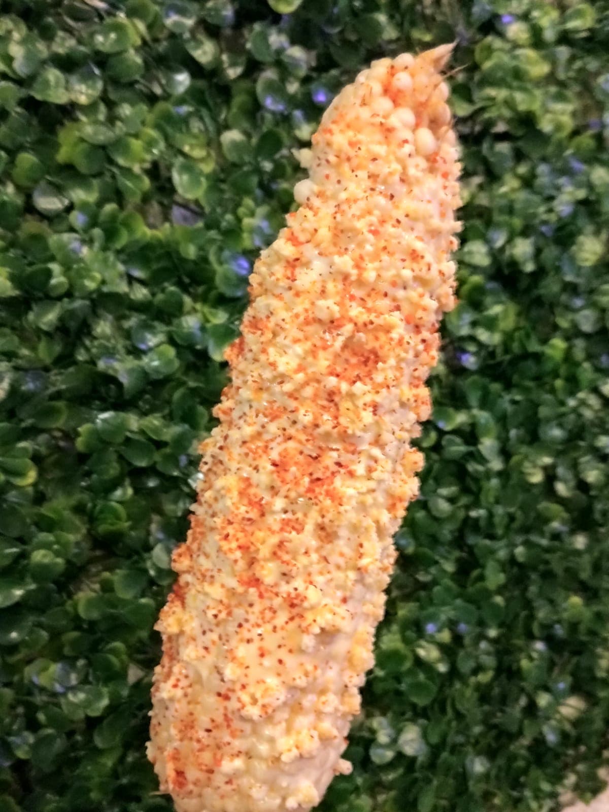 Elote Entero con Queso, Crema y Mayonesa