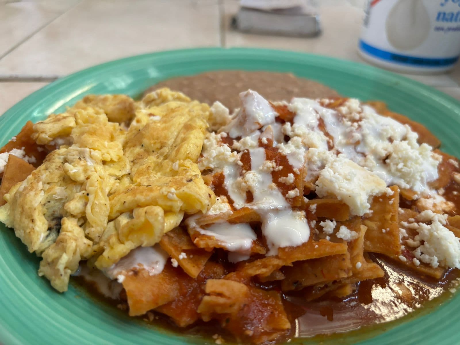 Chilaquiles Con Huevos