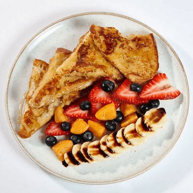 Tostadas Francesas con Fruta y Miel