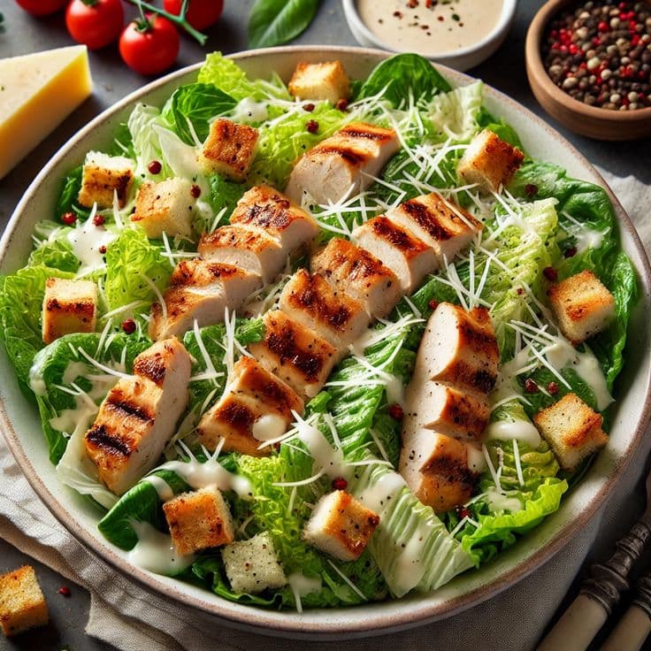 Ensalada Cesar con Pollo