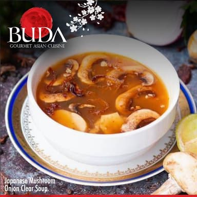 Japanese Mushroom Onion Clear Soup