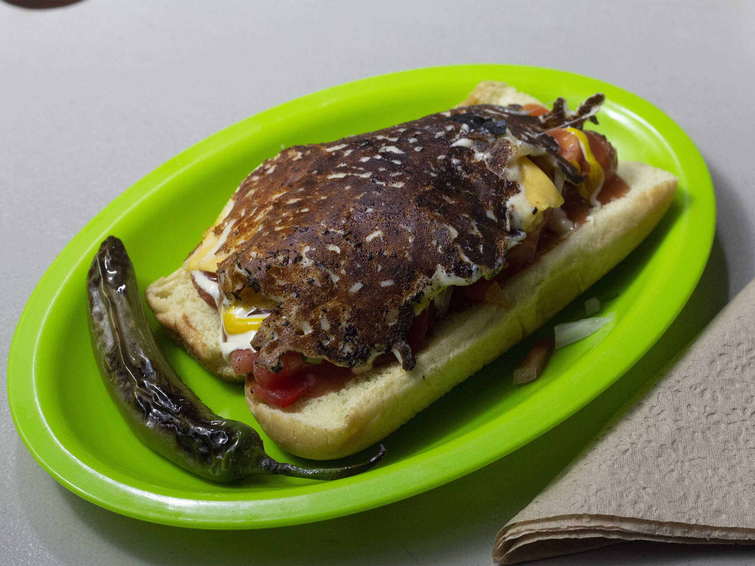 Hot dog monster