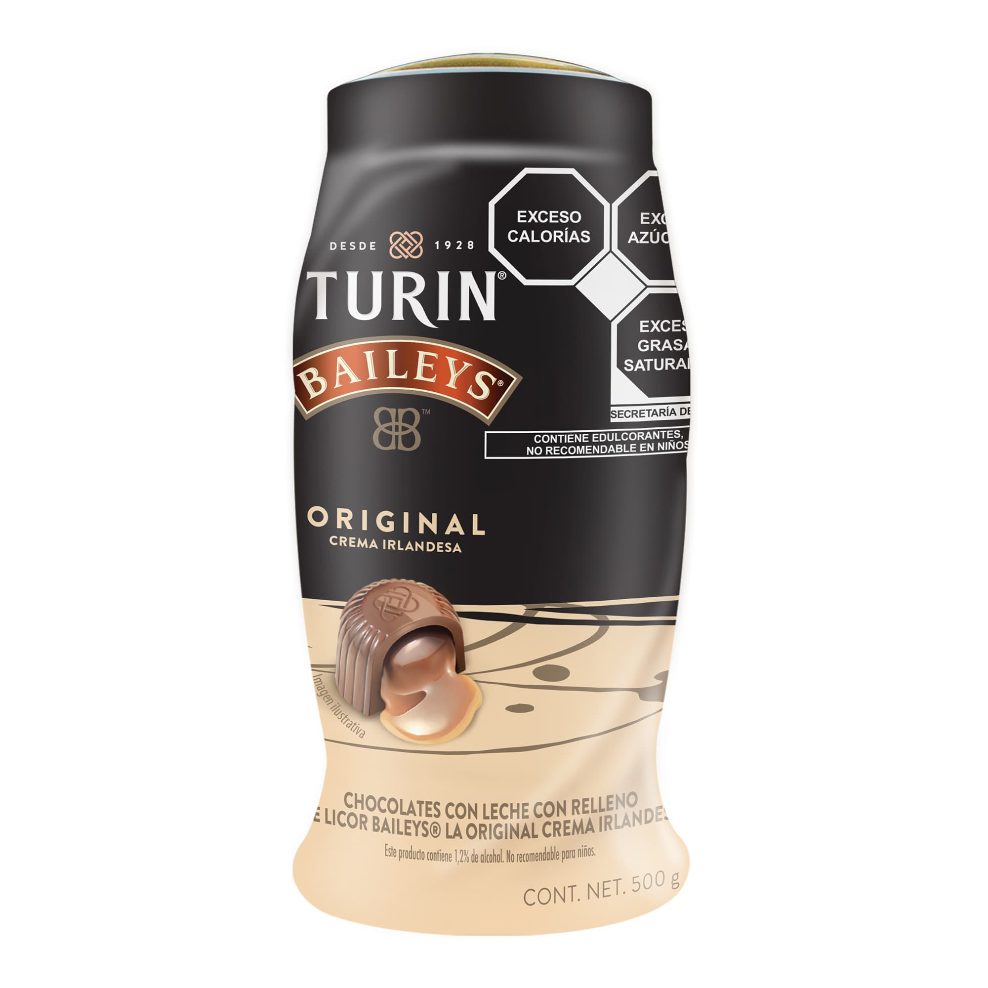 Turin Chocolates BAILEYS Original Vitrolero 500 G