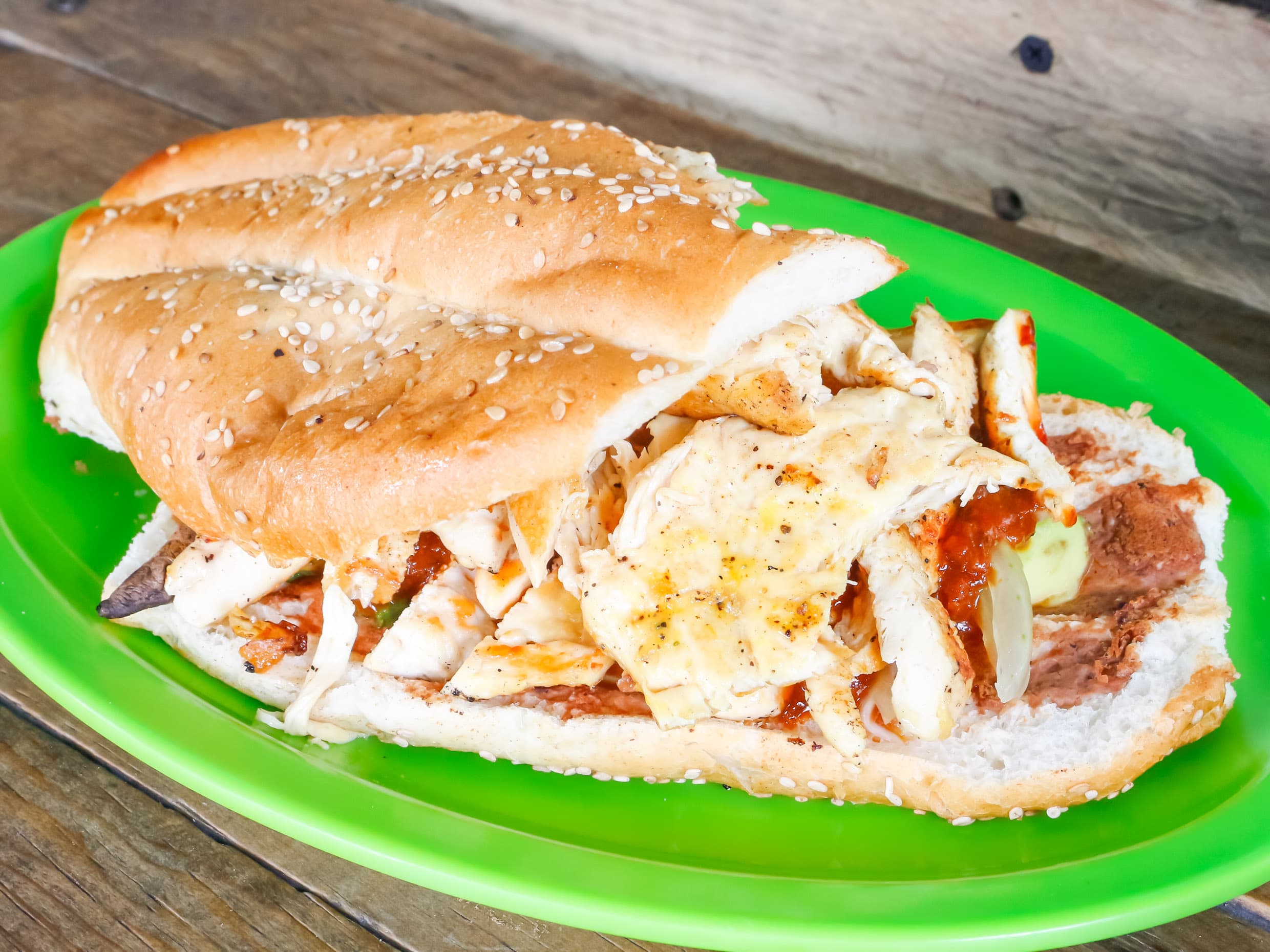 Pechuga de Pollo Asado con Quesillo