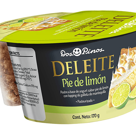 Yogurt Dos Pinos Pie Limón Vaso 170 g