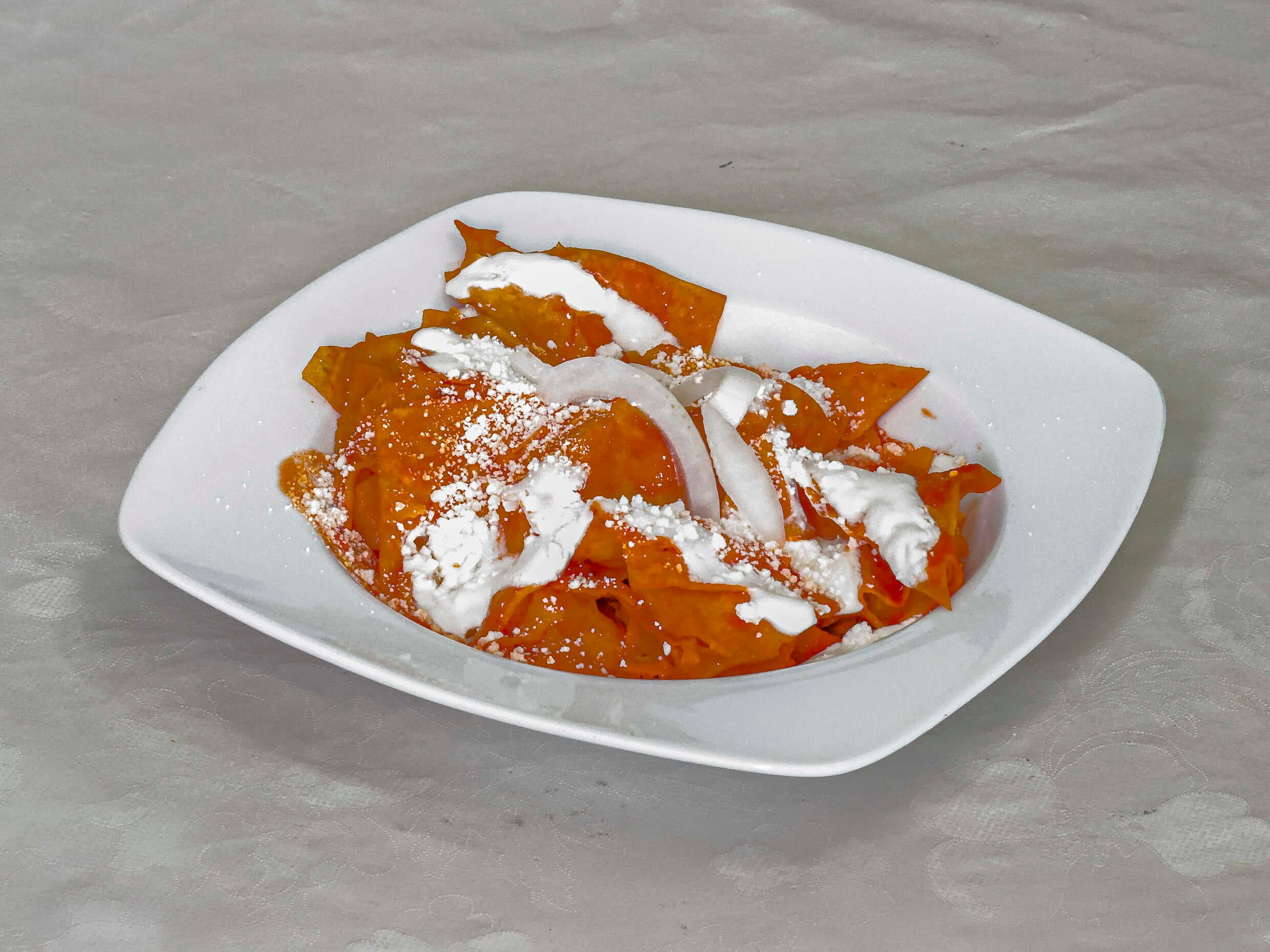 Chilaquiles Rojos Sencillos