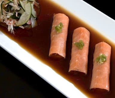 Ponzu Salmón Sashimi