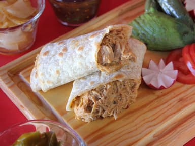 Pollo al chipotle de harina