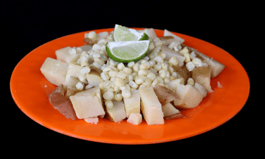 Papaelote con Elote Blanco