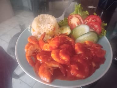 Camarones a la Diabla
