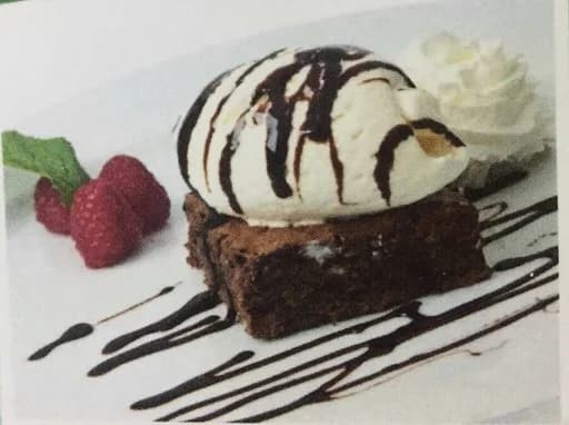 Brownie con Helado