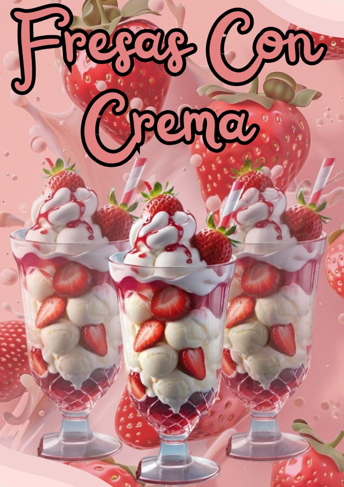 Fresas con Crema