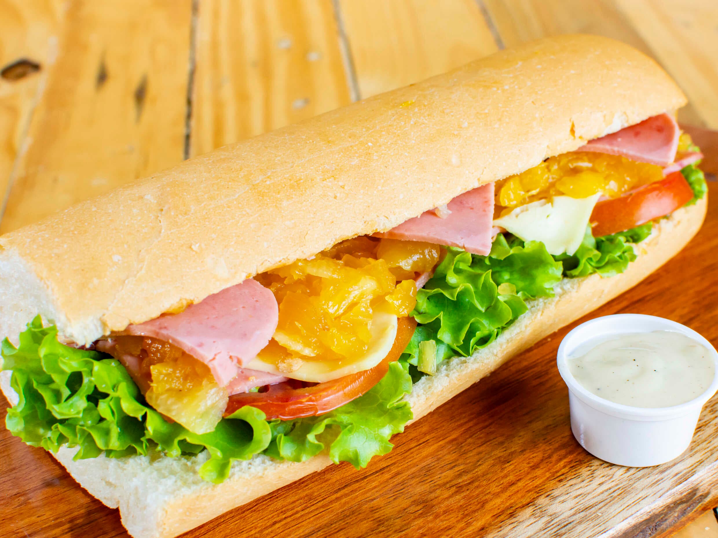 Sándwich Hawaiano 21 Cms