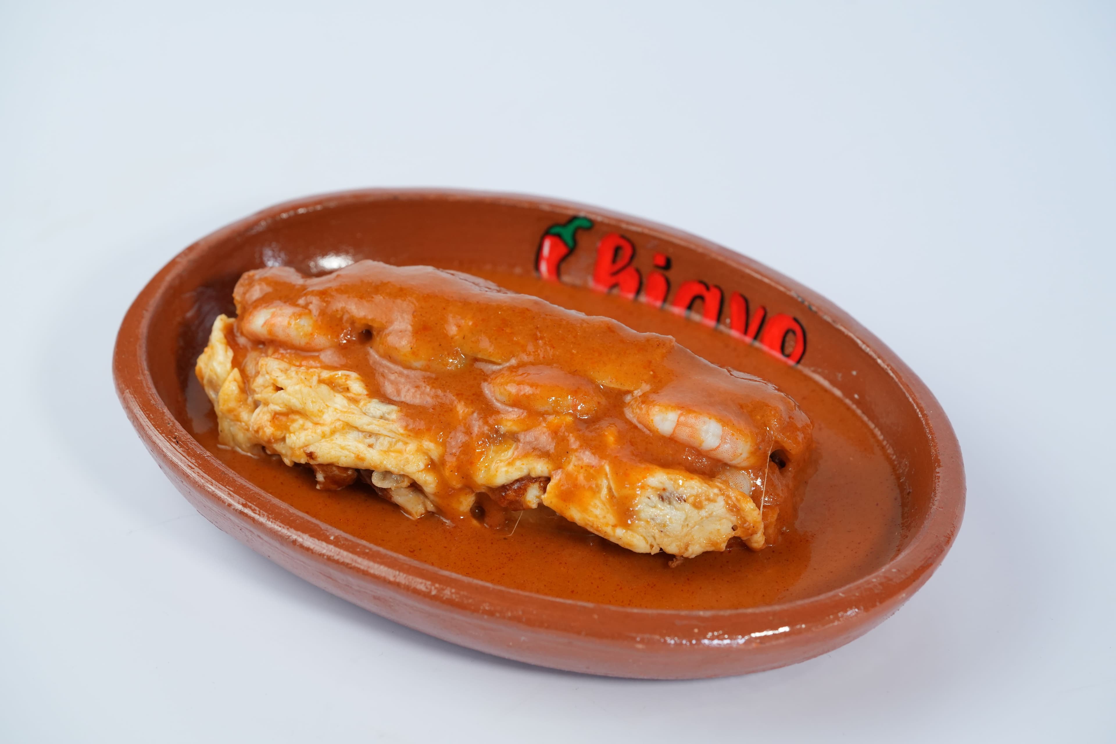 Torta de Camarón con Queso Oaxaca