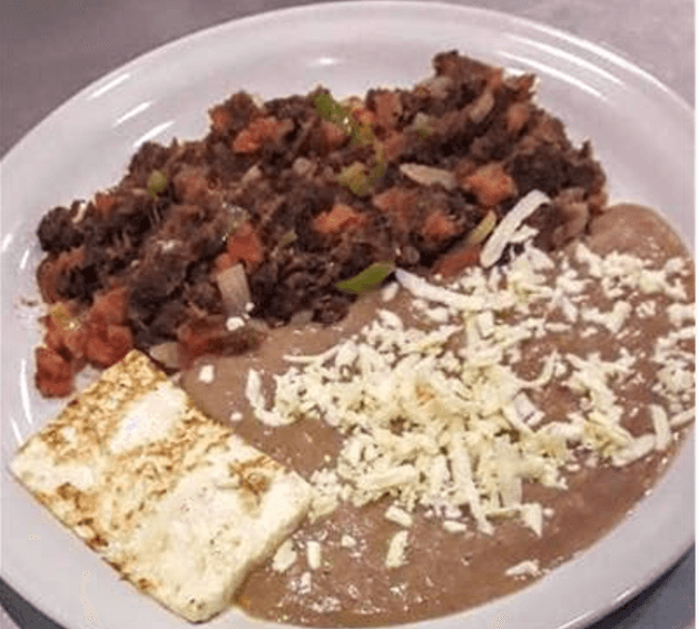 Machaca con verdura