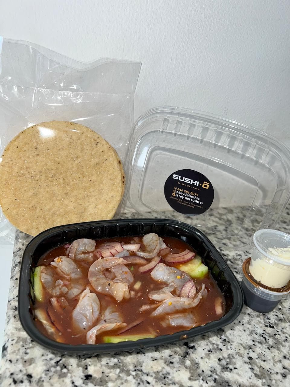 MEDIA ORDEN Aguachile de Camaron